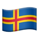 Drapeau : Îles Åland