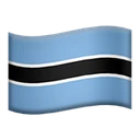 Drapeau : Botswana