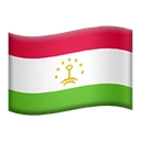 Drapeau : Tadjikistan