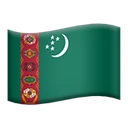 Drapeau : Turkménistan
