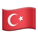 Drapeau : Turquie