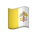Drapeau : État de la Cité du Vatican