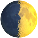 Premier quartier de lune