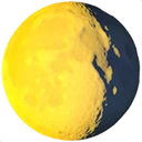 Lune gibbeuse décroissante