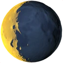 Lune décroissante