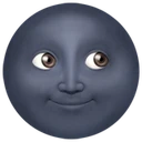 Nouvelle lune avec visage