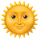 Soleil avec visage