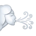 Vent avec visage
