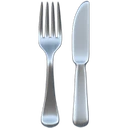 Fourchette et couteau