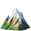 Montagne enneigée