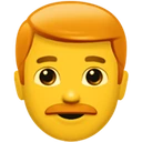 Homme : cheveux roux