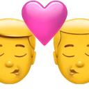 Bisou : homme et homme