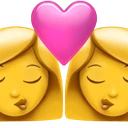 Bisou : femme et femme