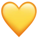 Cœur jaune