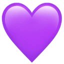Cœur violet