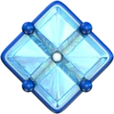 Diamant avec un point