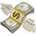 Billet avec des ailes