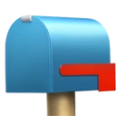 Boîte aux lettres fermée drapeau baissé