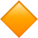Grand losange orange