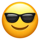 Visage avec lunettes de soleil