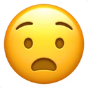 Visage angoissé