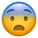 Visage effrayé