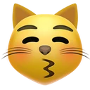 Chat qui fait un bisou