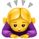 Femme qui s’incline