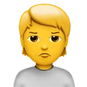 Personne qui boude