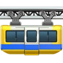Train suspendu