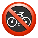 Vélos interdits