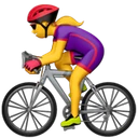 Cycliste femme