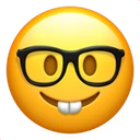 Visage de geek