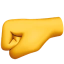 Poing à gauche