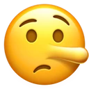Visage de menteur