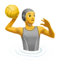Personne jouant au water-polo