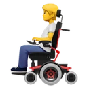Personne en fauteuil motorisé