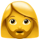 Femme barbue