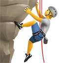 Personne qui grimpe