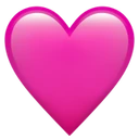 Cœur rose