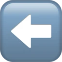 Flèche gauche