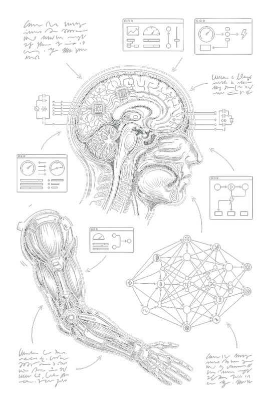 Illustration Son équipe
