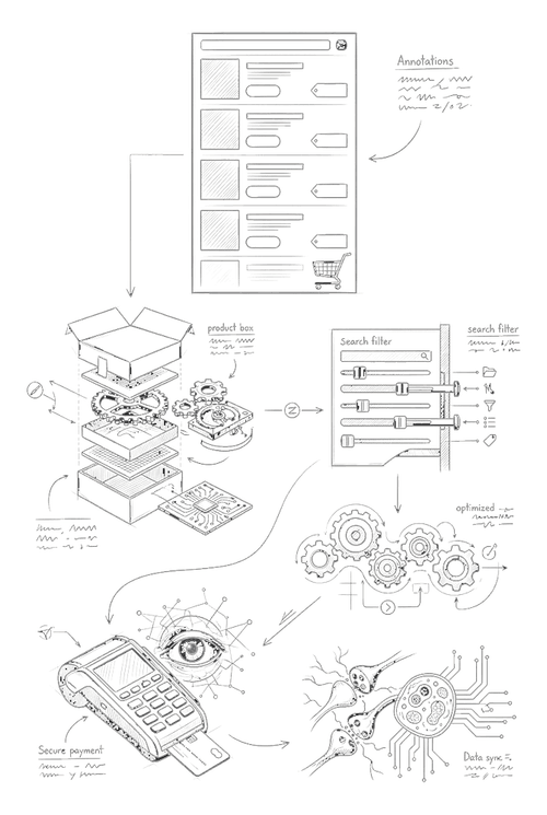 Illustration Le stock